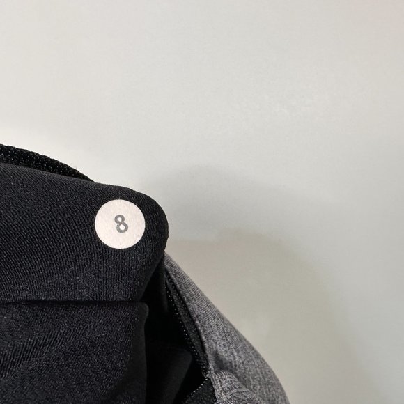 Lululemon Athletica Gray Work Out Leggings Women Size 8 - Picture 7 of 7